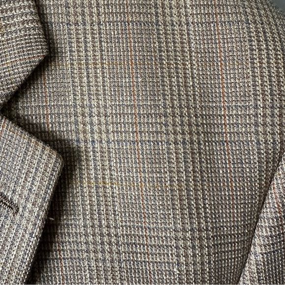 RALPH LAUREN Mens Blazer Sport Coat Casual Jacket Size 48L Wool Silk Suit - Picture 15 of 16